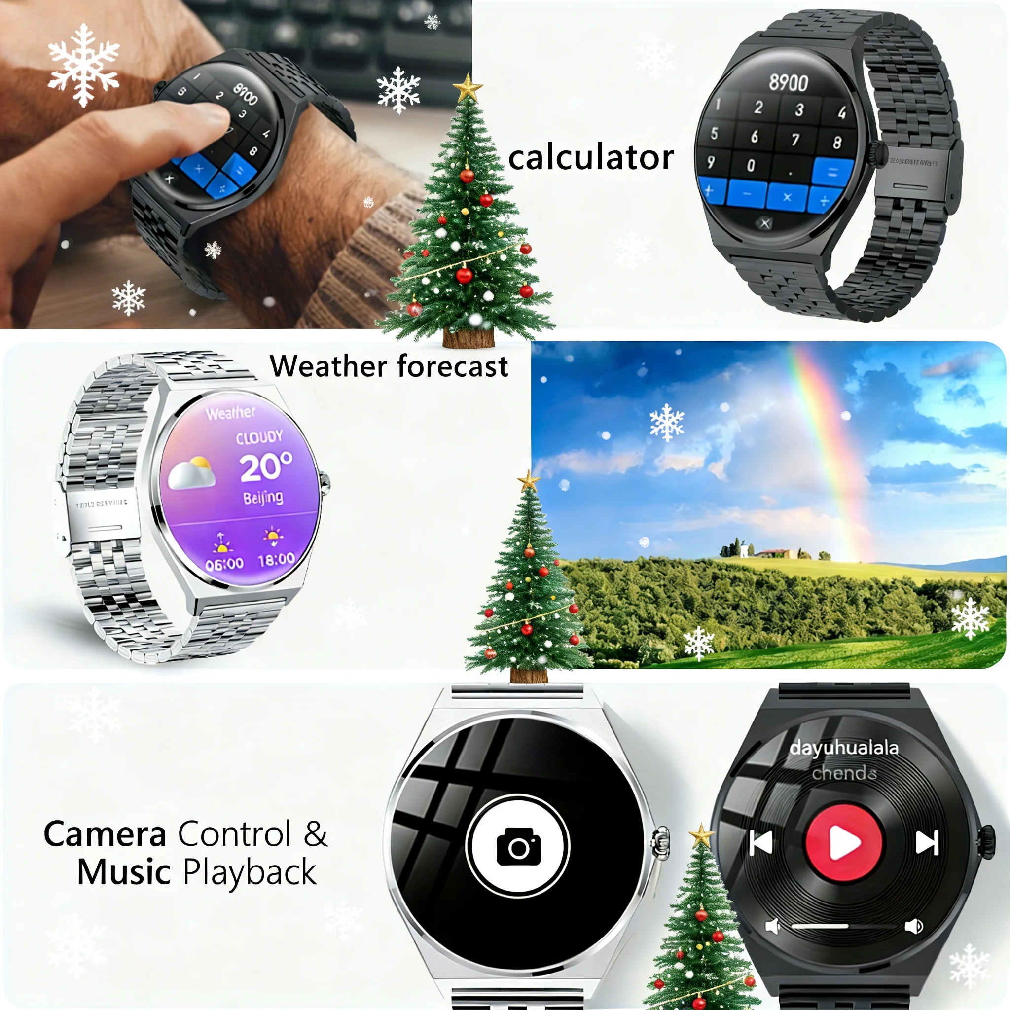 2026 Ultra Thin Smart Watch Men AMOLED 466*466 HD Pixel Display Always Show Time Bluetooth call Reminder Waterproof Smartwatch - Image 6