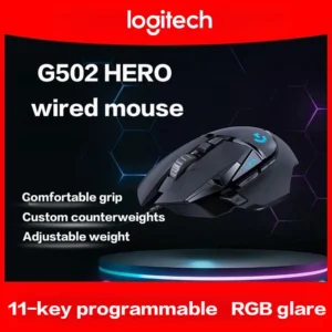 Logitech G502 HERO Cable Game Mouse E-Sports Eating Chicken Mechanical Mouse RGB Light Can Be Balanced To Eat Chicken Macro Prog