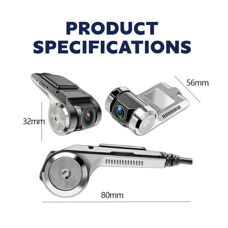 Android Dash CamNavigator USB 1080P Full HD Driving Recorder Media Comes with ADAS Driving Assistance Function - Image 6