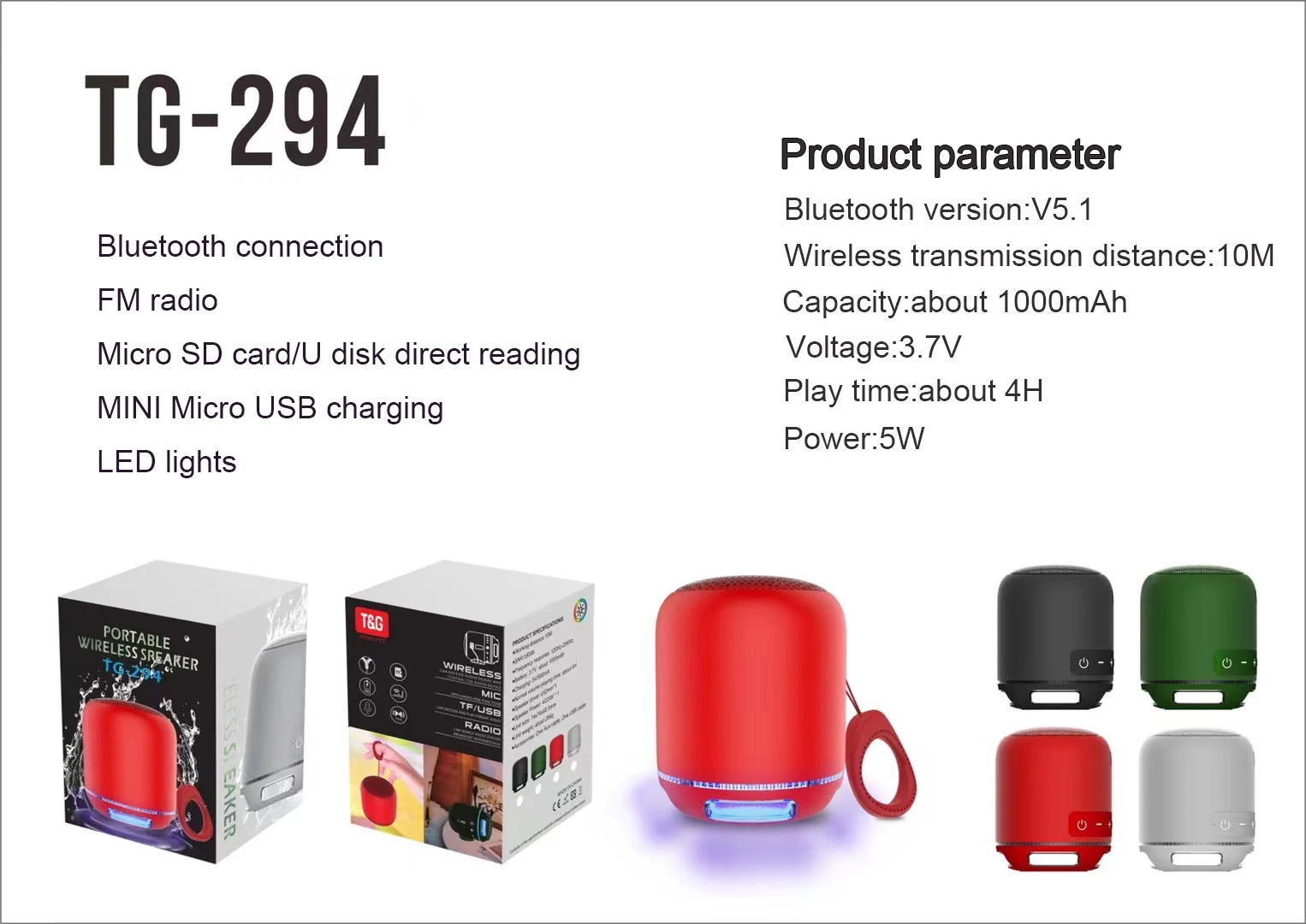 Mini Bluetooth Speaker - Image 2