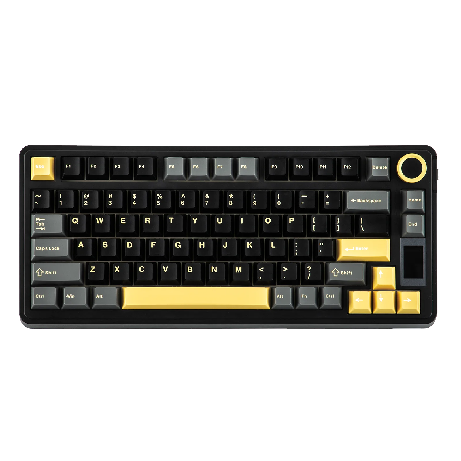 EPOMAKER X AULA EA75 MAX 75% ANSI US Layout Hot-Swap Gasket Wired/BT/2.4GHz Wireless Mechanical Keyboard with Screen & Knob