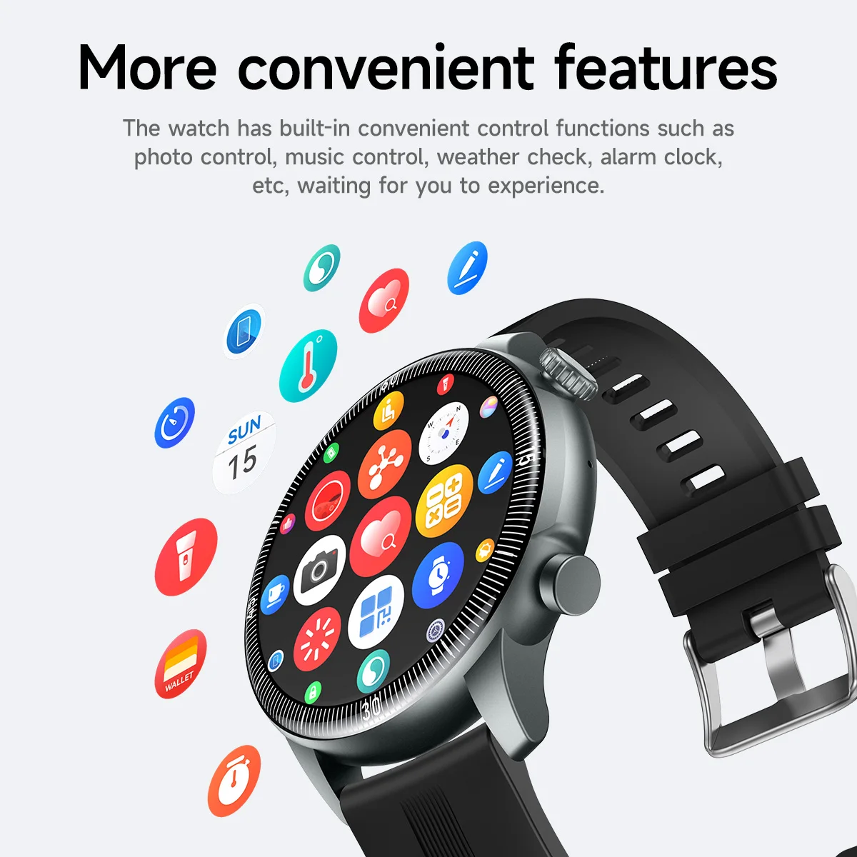 HOCO 1.46 TFT Touch Screen Smart Watch Bluetooth 5.3 Call Version Support Sleep Heart Rate Blood Oxygen Monitoring Sport Watchs - Image 6