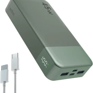 Portable Charger 20000mAh Power Bank 45W Power Bank Fast Charging Battery Pack with C to C Cable for iPhone Android Laptop