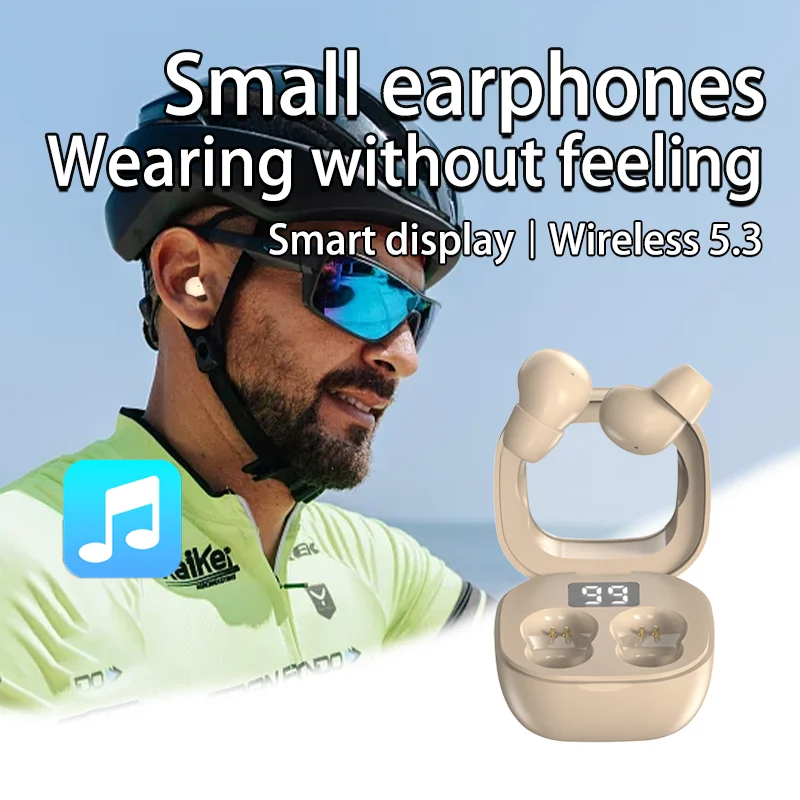 SK Small Headphones Wireless Bluetooth Headset Earphone For All Phones - Image 4