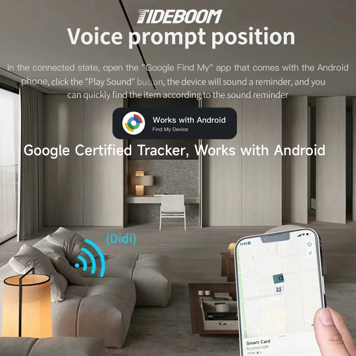 Ultra thin Global GPS Android Tracker Card wireless charging - Image 5