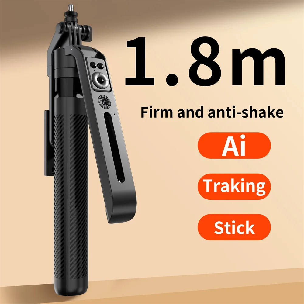 COOL DIER C12 AI Tracking gimbal Tripod Gimbal Stabilizer Wireless Selfie Stick Foldable Holder With Bluetooth Shutter For Live - Image 2