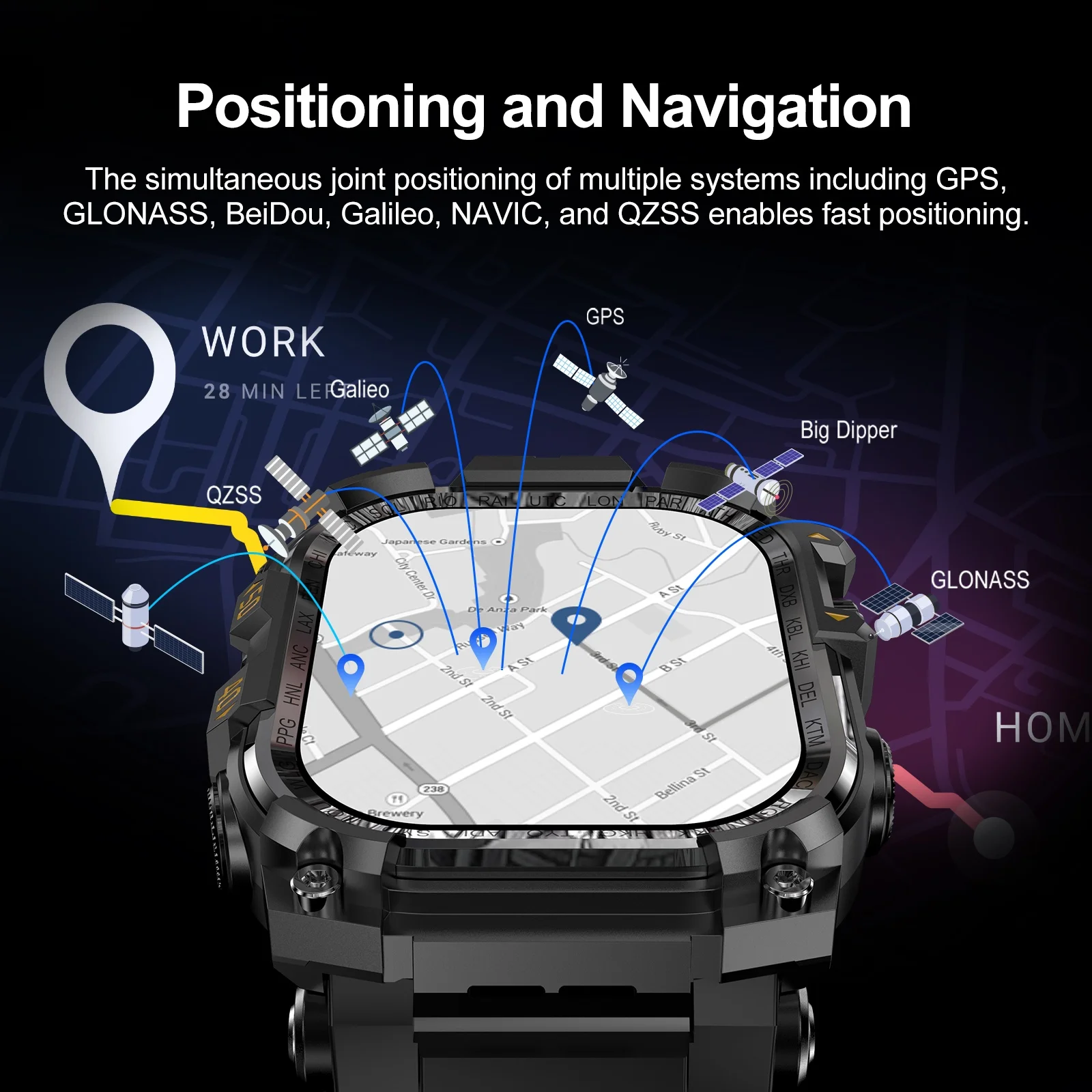 APPLLP 7 MAX Smartwatch 4G SIM Full Network Android OS GPS WiFi 2.06-inch Rotating Camera 32GB RAM 256GB Storage Latest Model - Image 6