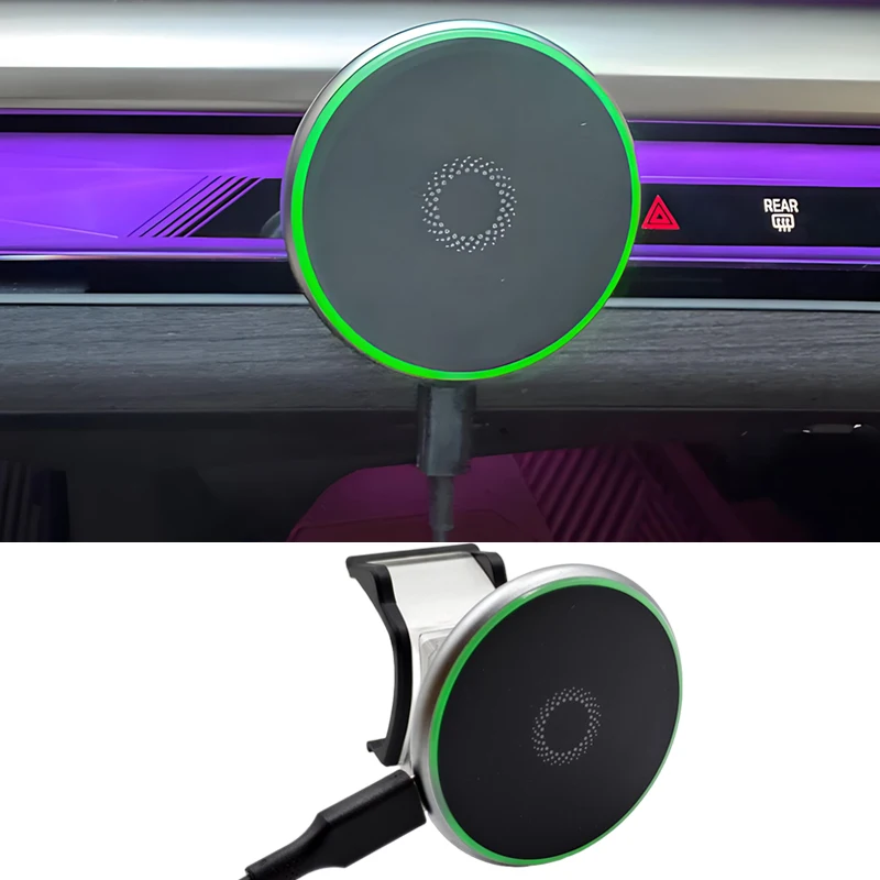 For BMW 5 SERIES i5 G60 2024 2025 2026 15W Phone Wireless Charger Magnetic Holder Stand Trim Accessories - Image 2