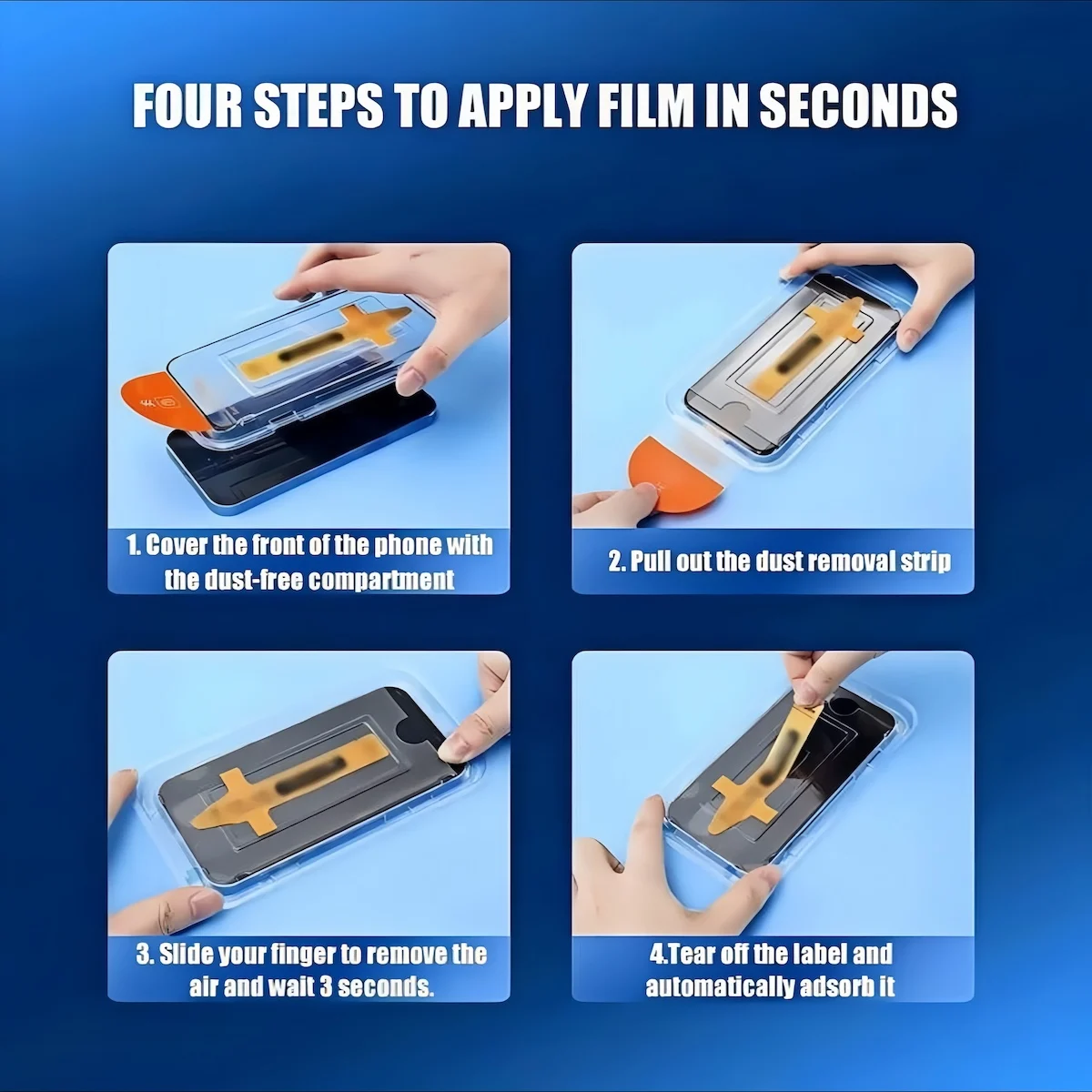 5-piece Set Of iPhone 17 16e 16 15 14 13 12 11 Pro Max XS XR Matte Screen Protector Tempered Glass Block Frosted Anti-Spy - Image 2