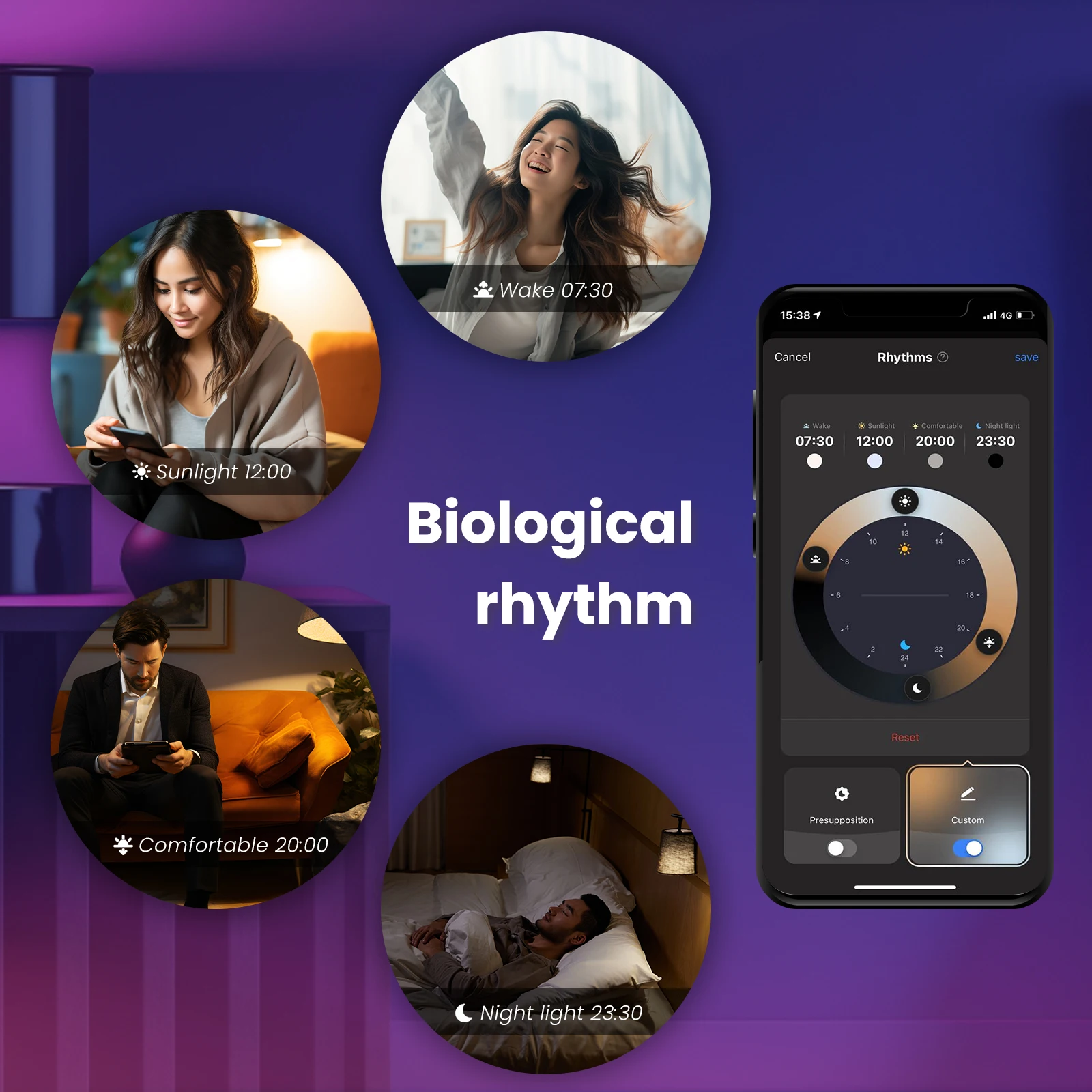 MOES Tuya Matter WiFi GU10 Smart Bulb Dimmable Led Light 16 Million RGB C+W Colors Candle Lamp Voice Control Alexa Google Home - Image 6