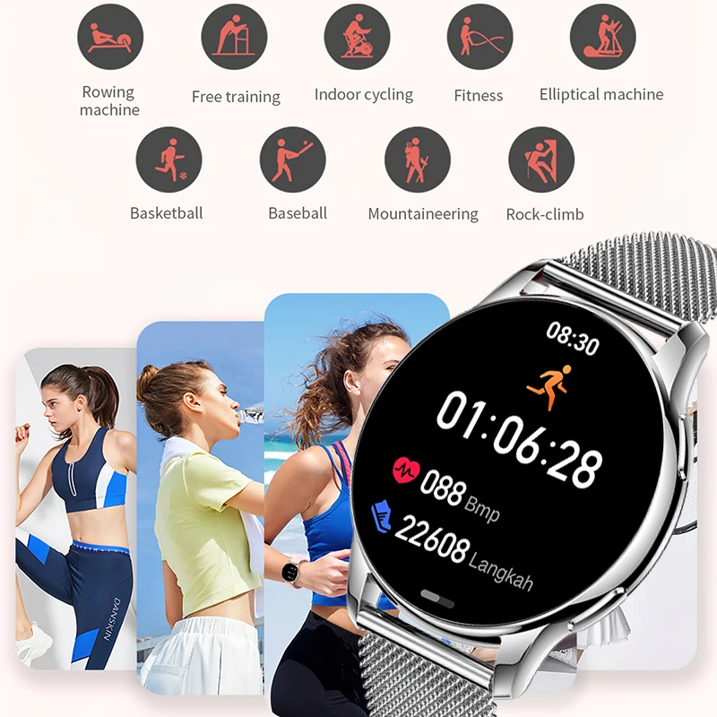 New Smart Watch Men Health monitoring Sports Fitness Watch Heart Rate Full Touch Screen Bluetooth Call 2025 Men and women Gift - Image 2