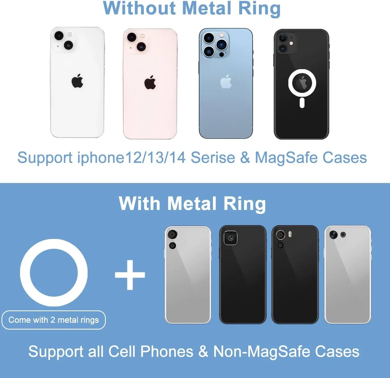 Car Phone Holder Mount Adjustable Magnetic Phone Holder Car Screen Side Phone Support Frame - Image 6