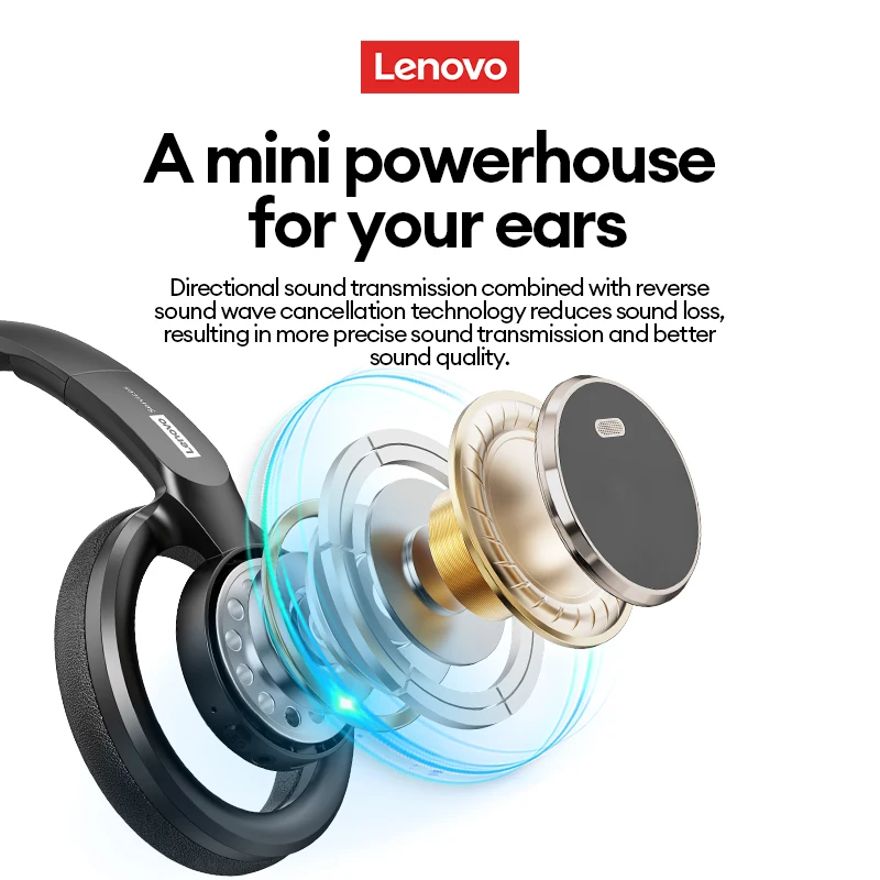 Choice Lenovo Gaming Headset Wireless Bluetooth - Image 5