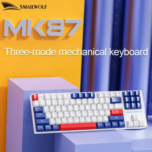 SMAILWOLF MK87 Bluetooth wireless mechanical keyboard E-sports game full key hot plug custom keyboard