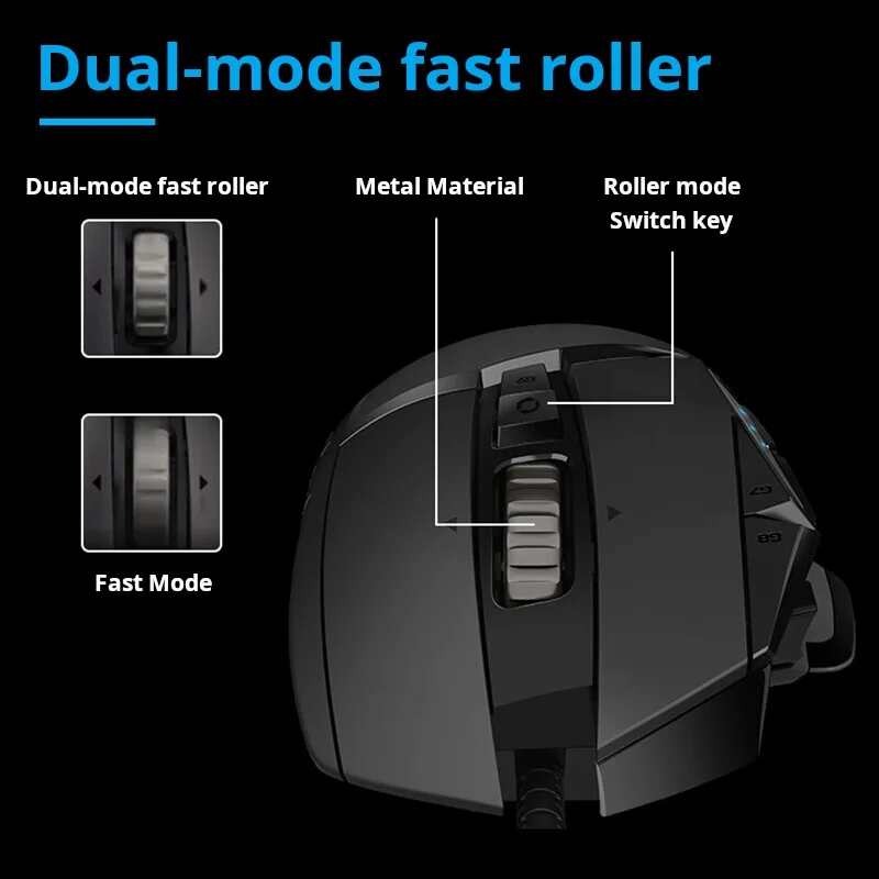 Logitech G502 HERO Cable Game Mouse E-Sports Eating Chicken Mechanical Mouse RGB Light Can Be Balanced To Eat Chicken Macro Prog - Image 5