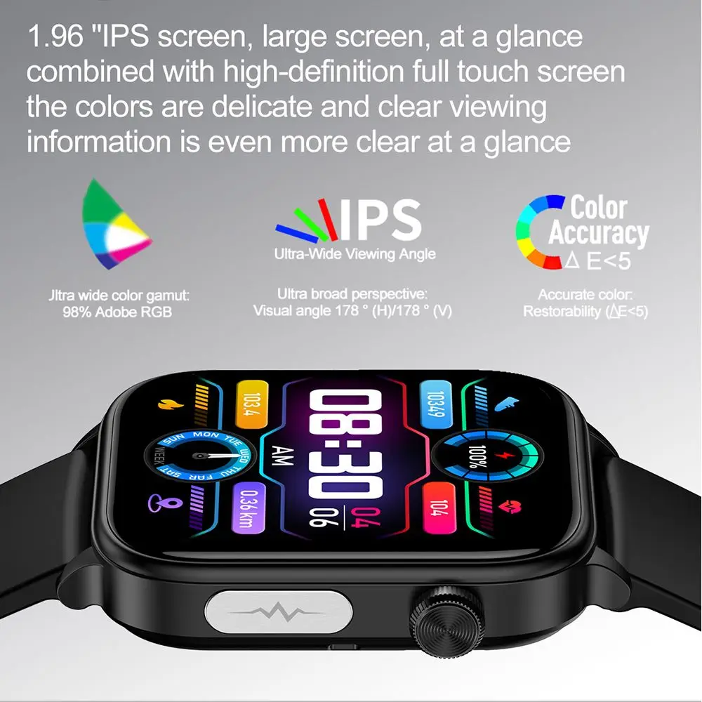 2026 New ECG+PPG Health Smartwatch Men Blood Fat Uric Acid Heart Rate Blood Pressure Bluetooth Call Waterproof Smart Watch Women - Image 2